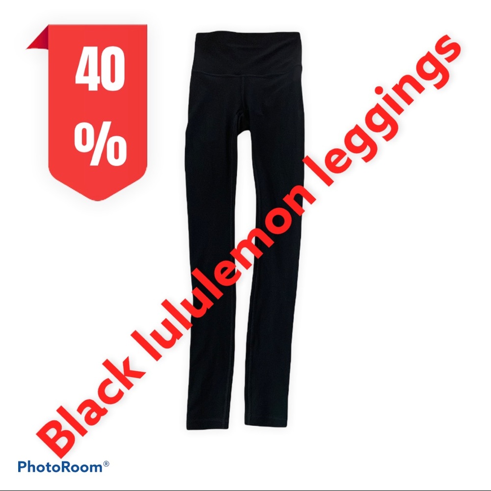 Black lululemon leggings